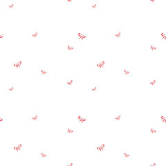 Festive design featuring cheerful Christmas symbols on a pink background