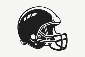 Fototapeta premium American football helmet vector illustration for sports protection and safety equipment