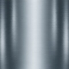 Metallic Silver Surface with Vertical Light Reflections and Subtle Texture.