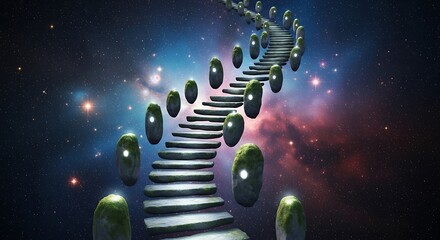 Stairway to the Stars - A Cosmic Journey Through the Universe.