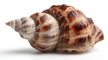 Obraz premium Turbo shell isolated on white background