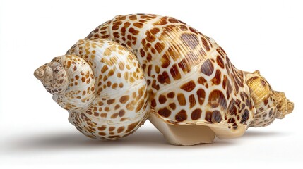 Turbo shell isolated on white background