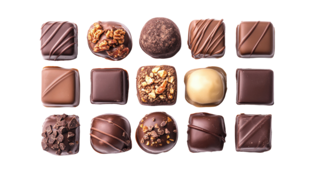 Assorted Chocolate Truffles Gourmet Selection Candy Sweet Treat Variety