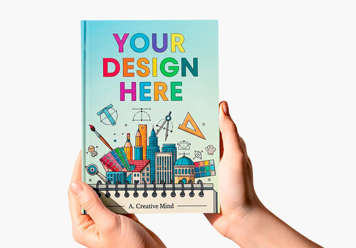 Hands Book Cover Mockup