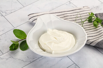 Traditional soft dietary Greek yoghurt