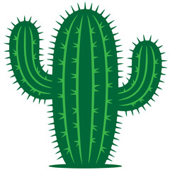 Fototapeta premium Cactus plant isolated illustration