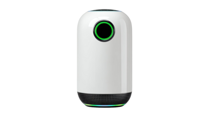 Air Purifier for Home and Office, Compact and Quiet Air Cleaner for Fresh, Clean Indoor Air, Modern and Efficient Isolated on White Background