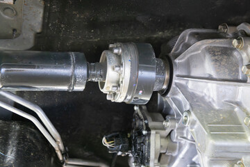 CV joint shaft and Transfer case 4WD shift motor of  SUV.