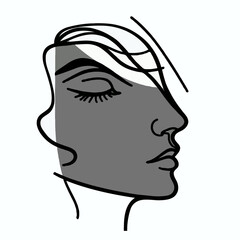 silhouette of a woman