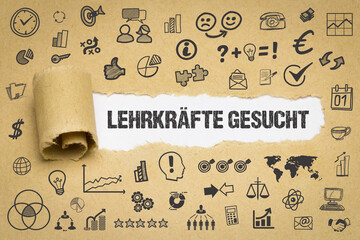 Lehrkräfte gesucht	
