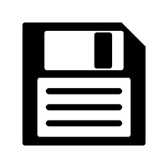 Fototapeta premium Diskette icon isolated on transparent background