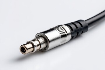 Xlr Connector for Audio Equipment: Premium Cable for Sound Microphones on Clean White Background