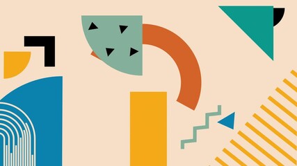 4K Geometric Colorful Animated Abstract Background | Vibrant Geometric Shapes Motion in 4K | Dynamic Colorful Polygonal Animation Backdrop | Modern 4K Abstract Geometry Motion Design - Powered by Adobe