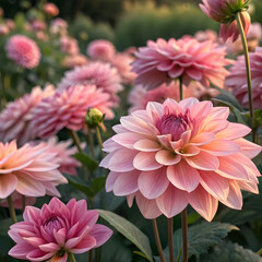 pink petaled flowers