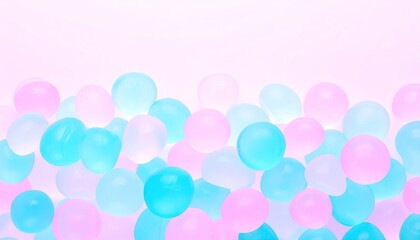 Pastel Pink And Blue Jelly Blob Gradient Mesh Background