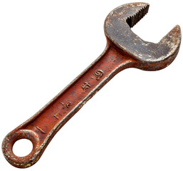 wrench isolated background.