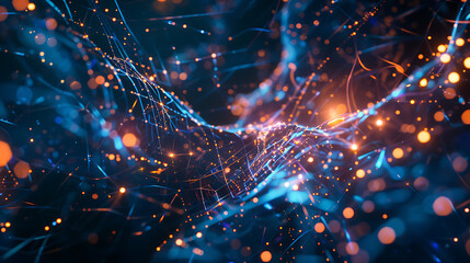 Robotic swarm intelligence forming abstract data network in advanced automation design  