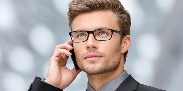 A foreclosure help hotline worker speaking on the phone