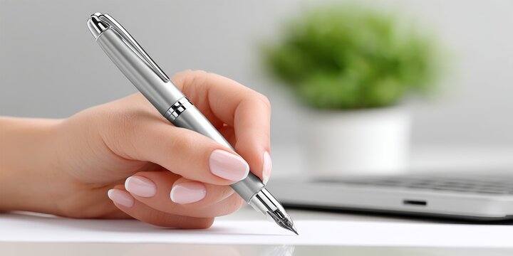 A freelancer outlining a marketing strategy proposal for a small business