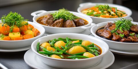 A group cooking workshop featuring global dishes to foster cultural sharing