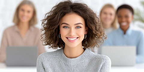 A group meeting of small business owners funded via P2P loans