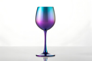 Obraz premium Iridescent Wine Glass