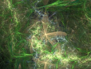 Imaginatory fractal abstract background Image