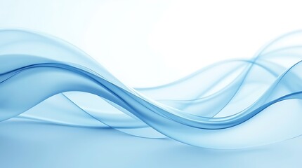 Fototapeta premium Abstract light blue and white background with circles for modern design
