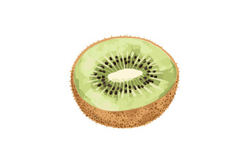 12 Kiwi Fruit Clipart Set