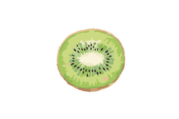 12 Kiwi Fruit Clipart Set