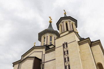 Obraz premium Exterior of Bastionul Bethlen cathedral and museum in Oradea in Romania