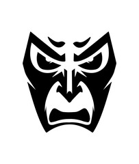 Evil Smiling Mask Vector &ndash; Dark Horror Face Illustration