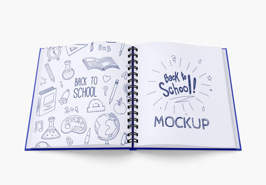 Open Notebook Mockup 