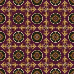 UYellow flower on red background