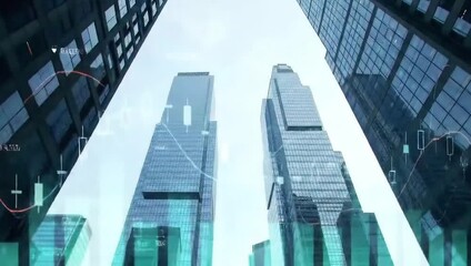 Holographic Financial District Growth - Stock Market Trends and Urban Development Modern cityscape with financial data
- Powered by Adobe