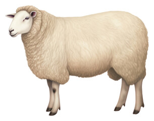 Fototapeta premium PNG Sheep livestock animal mammal.