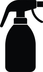 Sprayer silhouette vector art illustration