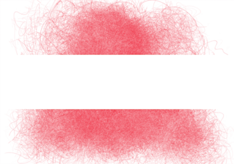 A stylized and textured rendition of the Austrian flag, showcasing the iconic red-white-red horizontal bands with a distinctive artistic flair in a chaotic scribble style, adding depth.