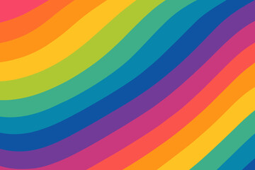 Vector illustration colors seamless vibrant blending gradient diagonal bright flowing ribbons