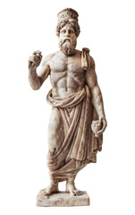 PNG Ancient marble statue of Zeus