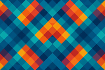 Grid mirrored precision diamond illustration crisp vector geometry pattern emphasizing symmetrical luminous