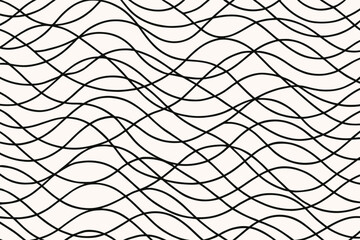 Obraz premium Geometric forming illustration overlapping waves vector mesh ellipsewave ellipses texture abstract rows