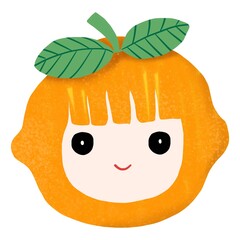 orange fruit character