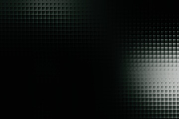 Illustration of dark grid pattern with light spot
