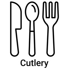 Cutlery Icon Vector Illustration