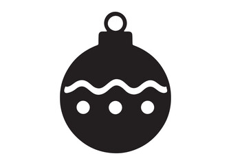 christmas ornament logo silhouette vector, ornament decoration silhouette vector illustration, christmas bauble vector silhouette, christmas ball decorative logo silhouettes vector 