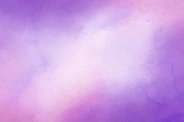 Soft pastel purple and pink watercolor texture background