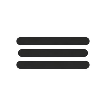 Hamburger Menu Icon Web Navigation Symbol