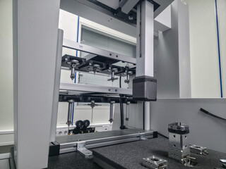 Precision measurement equipment used in engineering analysis in a laboratory setting