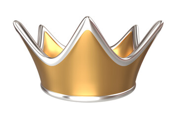 crown gold golden 3D
